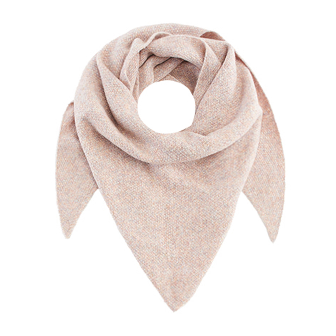 Nitzsche Accessoires Damen Dreieck-Strickschal in melange Optik Begrenztes Angebot