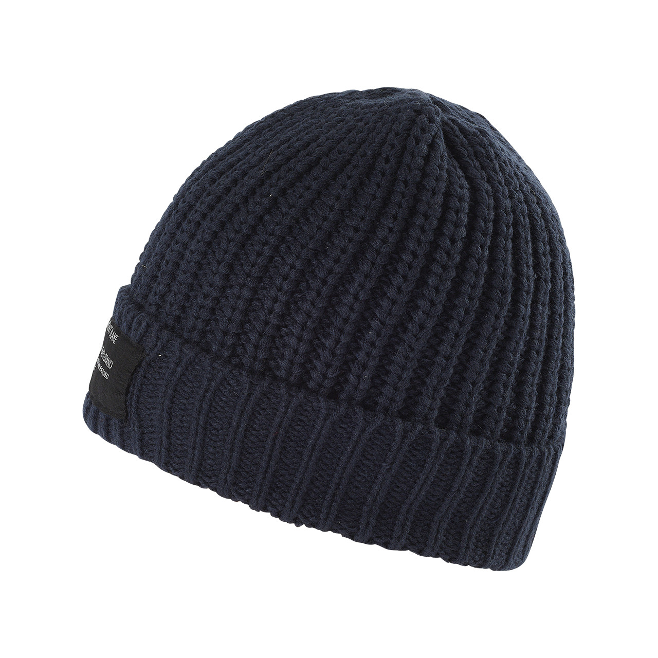 Nitzsche Accessoires Lässige Herren Strickmütze mit NF Label Kauf eins, bekomm eins gratis