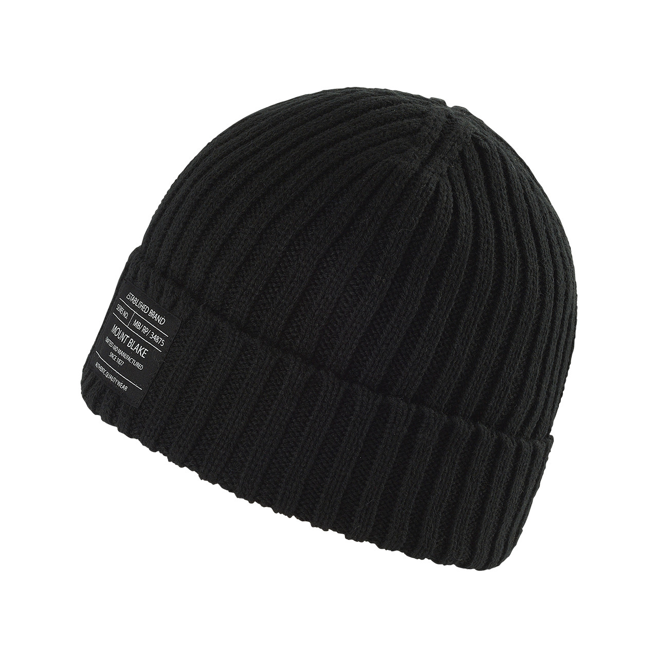 Nitzsche Accessoires Lässige Herren Strickmütze mit NF Label Kauf eins, bekomm eins gratis