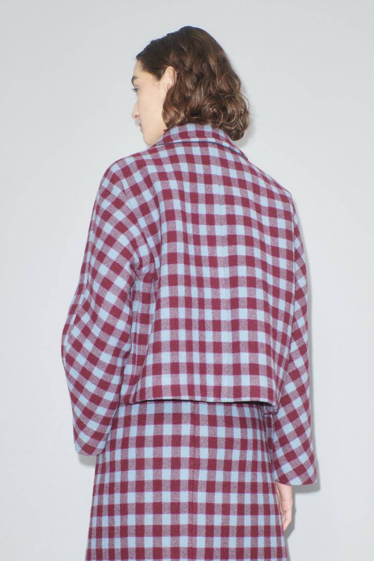 Odeeh Brushed Vichy Jacke, Crimson Neueste Mode