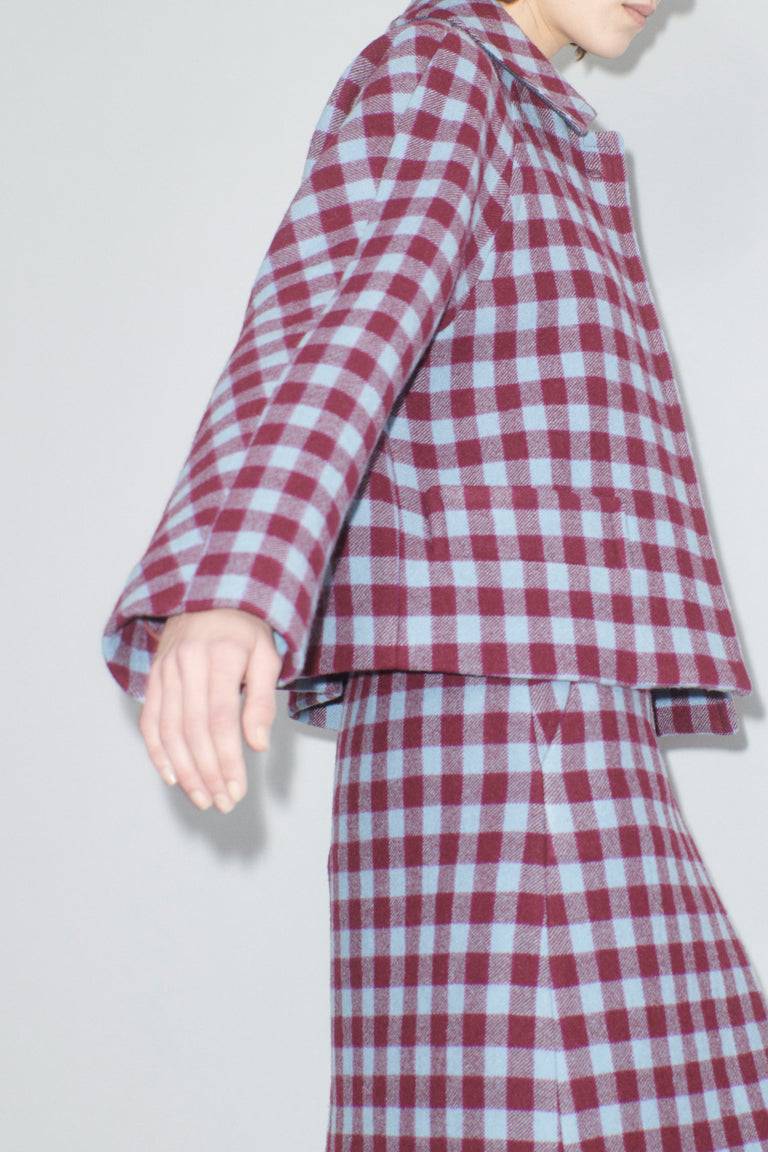 Odeeh Brushed Vichy Jacke, Crimson Neueste Mode