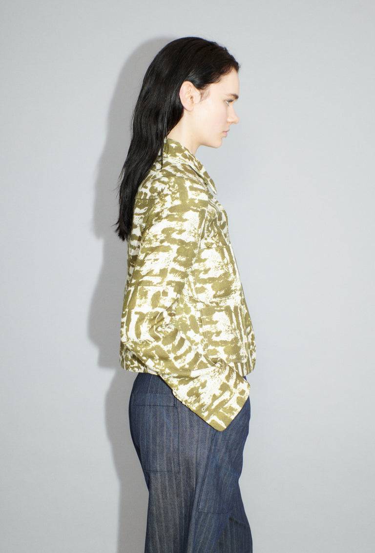 Odeeh Blow-Up Texture Jacke, Goldolive Online Outlet