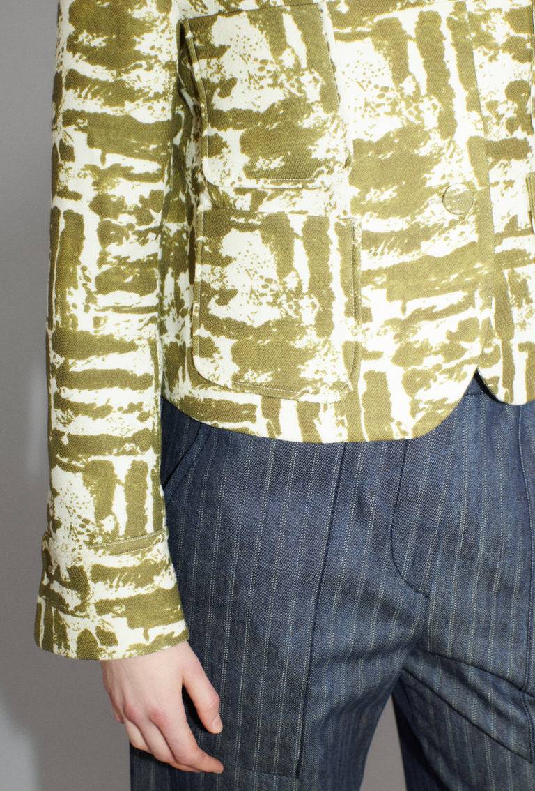 Odeeh Blow-Up Texture Jacke, Goldolive Online Outlet