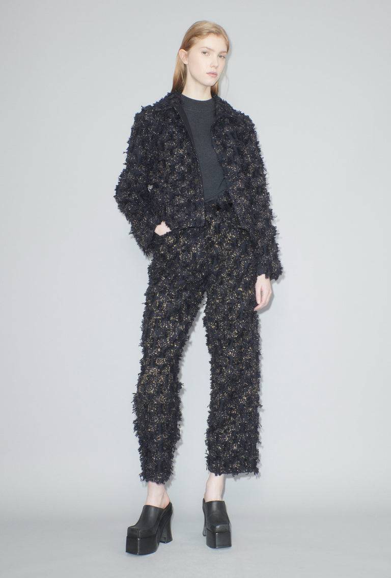 Odeeh Gold Sprinkled Fringes Jacke, Midnight Exklusive Angebote