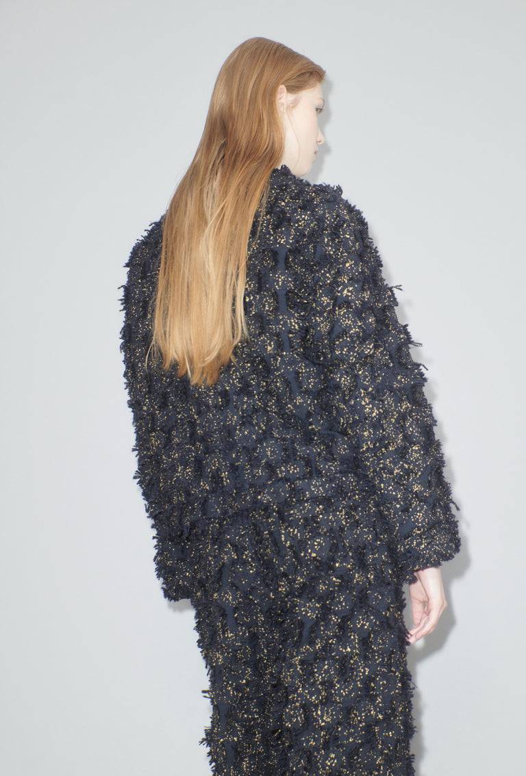 Odeeh Gold Sprinkled Fringes Jacke, Midnight Exklusive Angebote