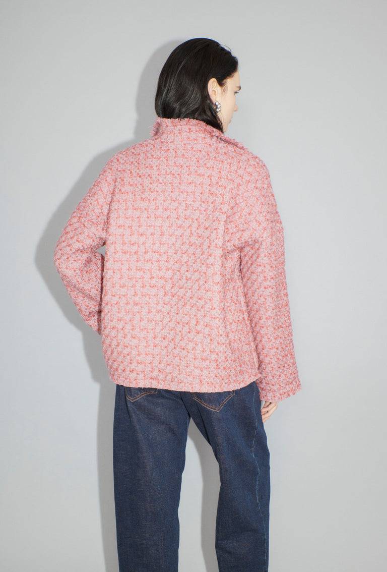 Odeeh Bouclé Tweed Jacke, Dahlia Kostenlose Rückgabe