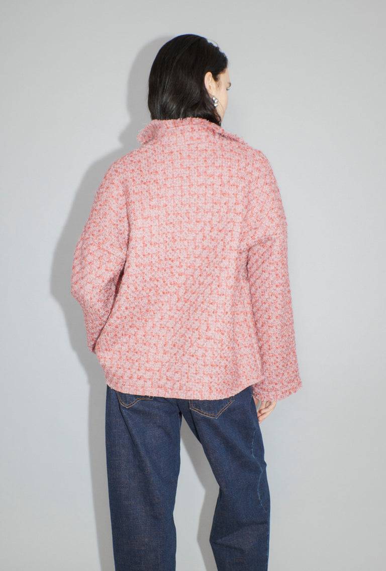 Odeeh Bouclé Tweed Jacke, Dahlia Kostenlose Rückgabe