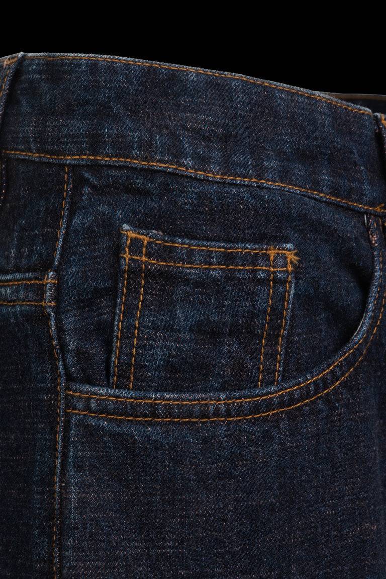 Odeeh Coloured Denim Jeans, Marine Letzter Tag
