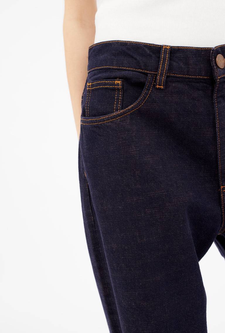 Odeeh Coloured Denim Jeans, Marine Letzter Tag