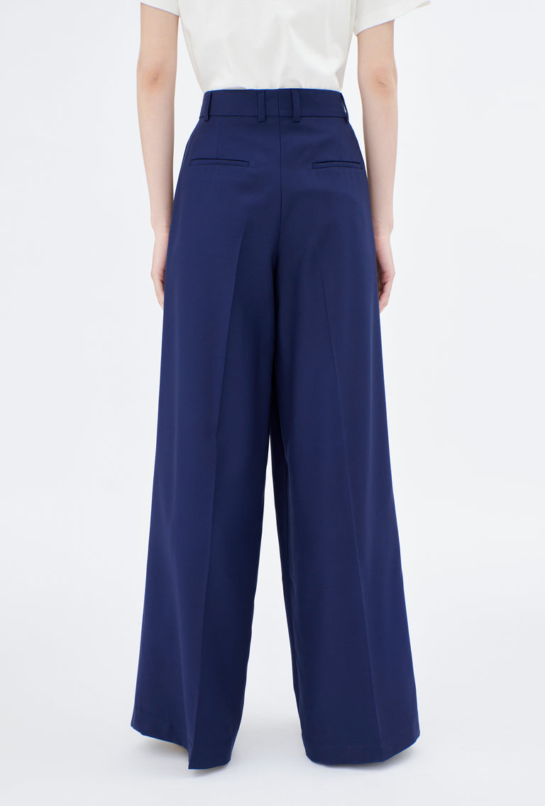 Odeeh Soft Wool Gabardine Hose, Ink Vierteljährliche Förderung