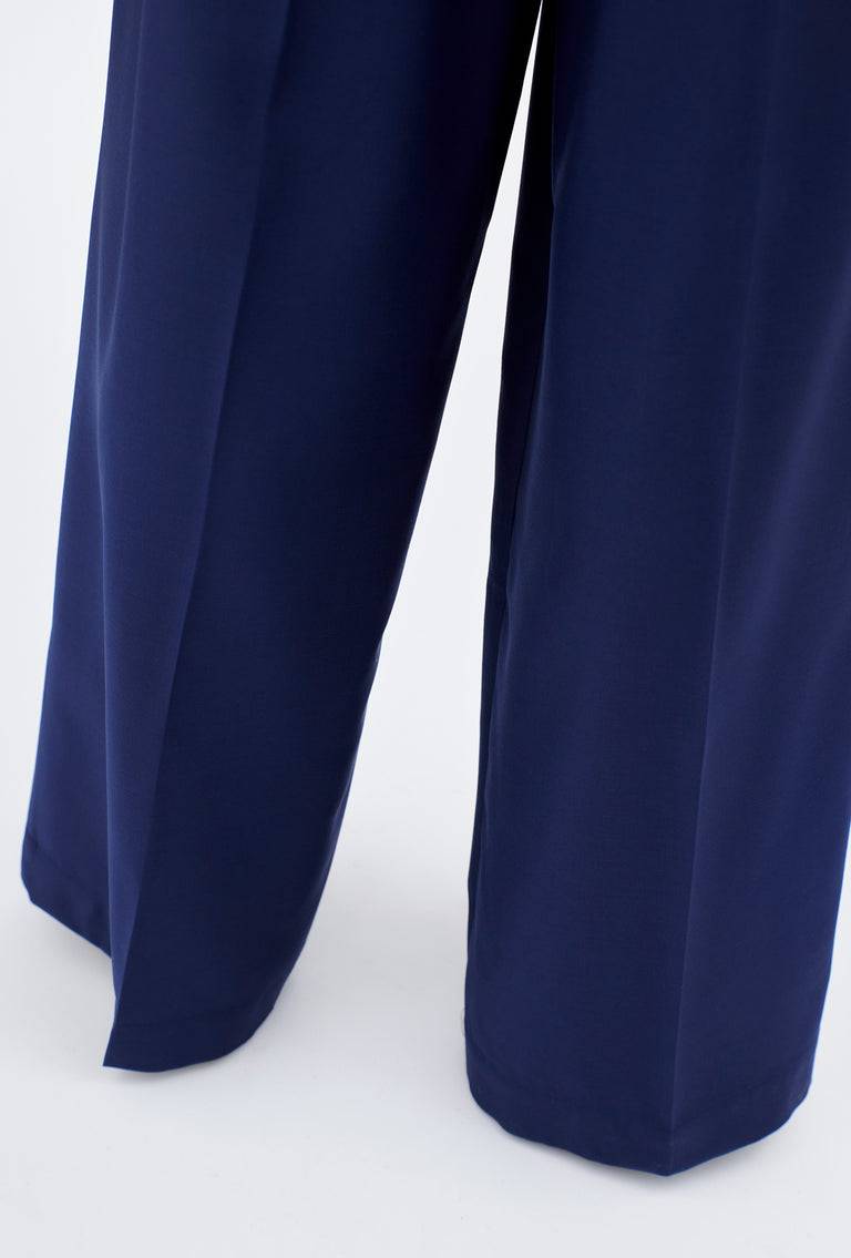Odeeh Soft Wool Gabardine Hose, Ink Vierteljährliche Förderung