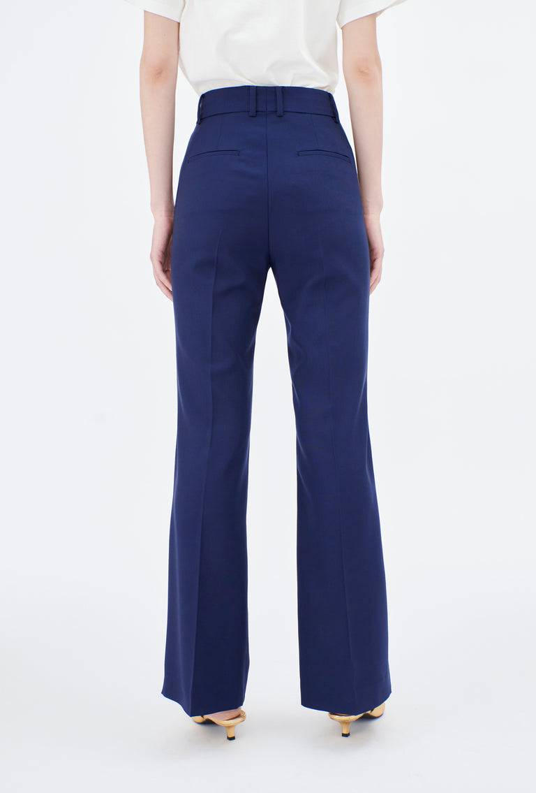 Odeeh Soft Wool Gabardine Hose, Ink Super Rabatt
