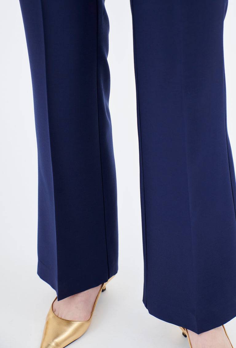 Odeeh Soft Wool Gabardine Hose, Ink Super Rabatt
