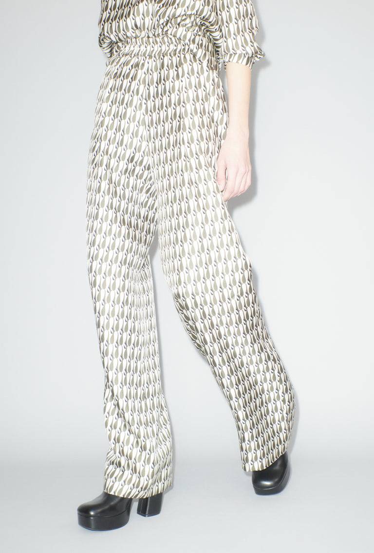 Odeeh Abstract Penguins Hose, Brown Olive Speichern exportieren