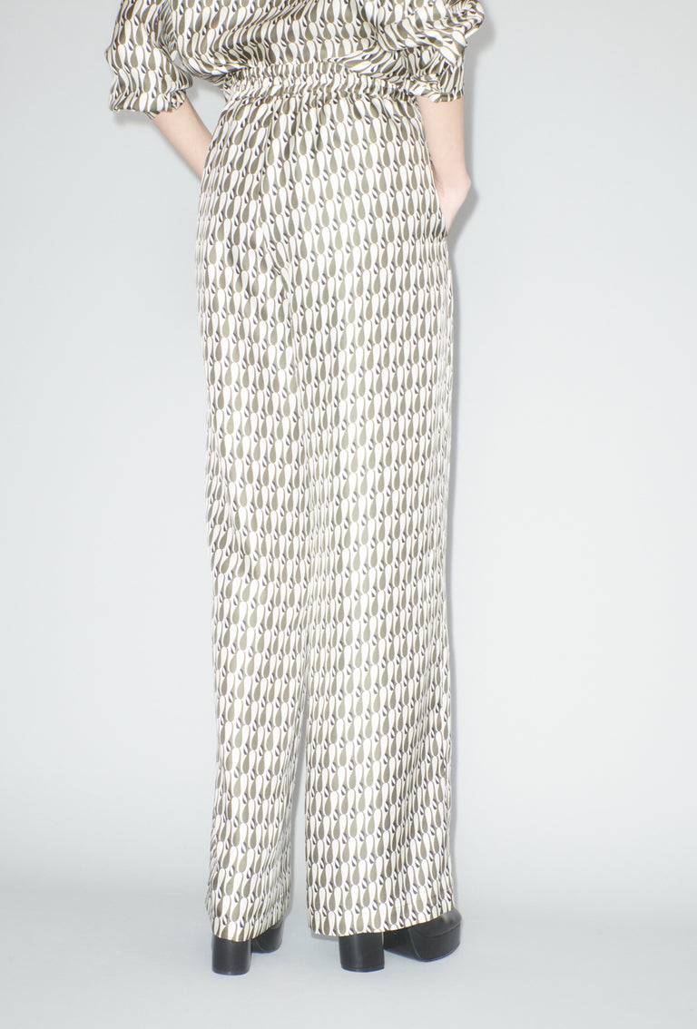 Odeeh Abstract Penguins Hose, Brown Olive Speichern exportieren