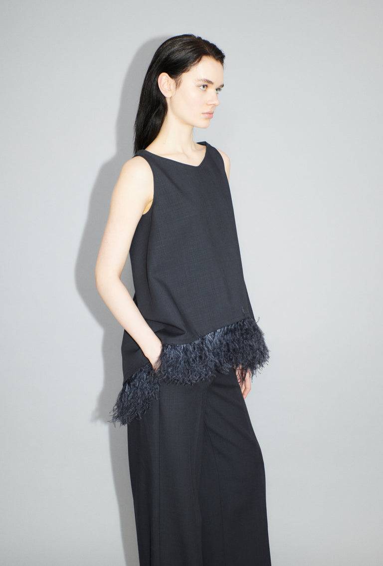 Odeeh Struct. Tropical Top, Slate Im Verkauf