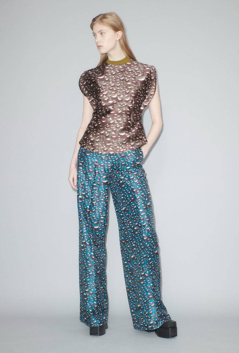 Odeeh Glass Bubbles Top, Aubergine Blitzverkäufe