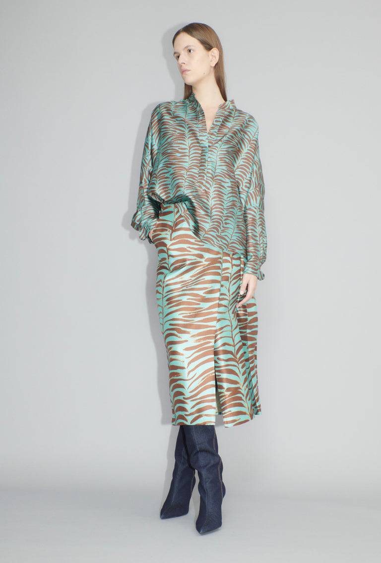 Odeeh Op-Art Tree Bluse, Shellac Fabrikpreis