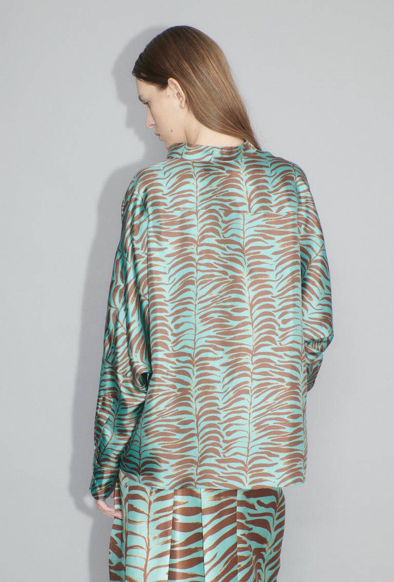 Odeeh Op-Art Tree Bluse, Shellac Fabrikpreis