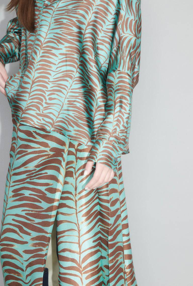 Odeeh Op-Art Tree Bluse, Shellac Fabrikpreis