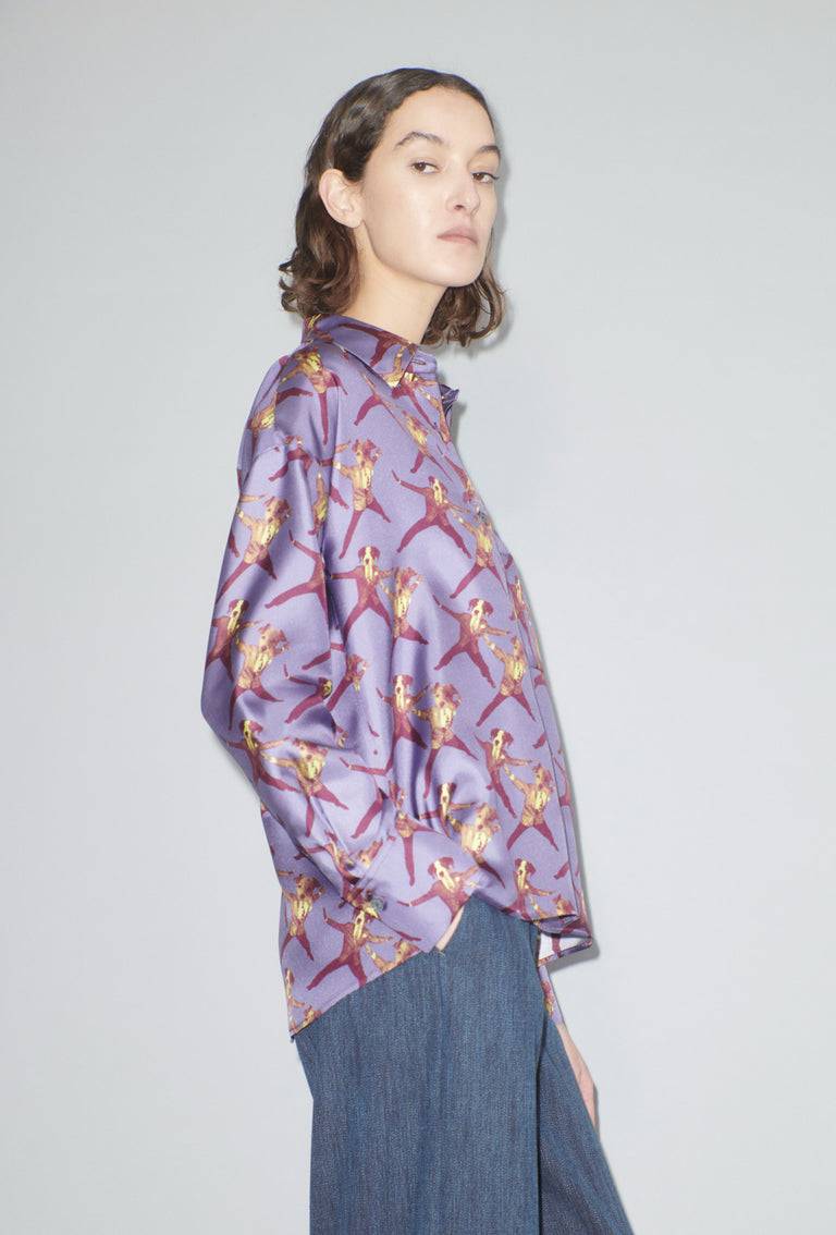 Odeeh Dancing Dogs Bluse, Lavender Günstig kaufen