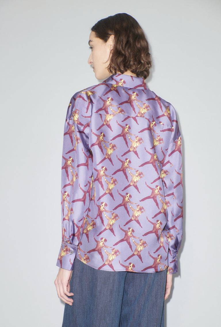 Odeeh Dancing Dogs Bluse, Lavender Günstig kaufen