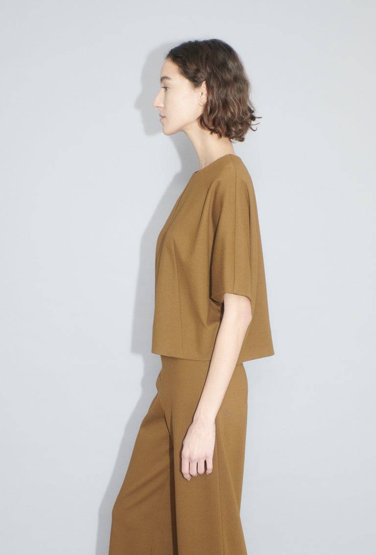 Odeeh Compact Jersey Shirt, Cognac Exklusivangebot