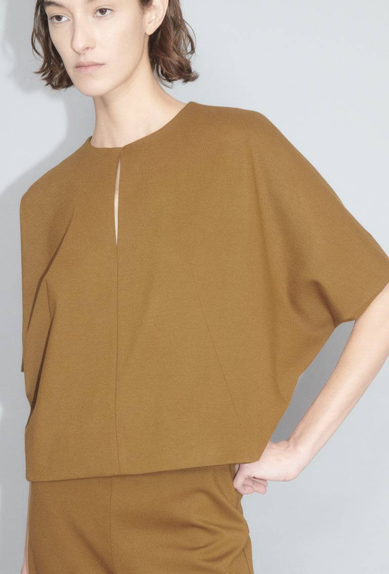 Odeeh Compact Jersey Shirt, Cognac Exklusivangebot