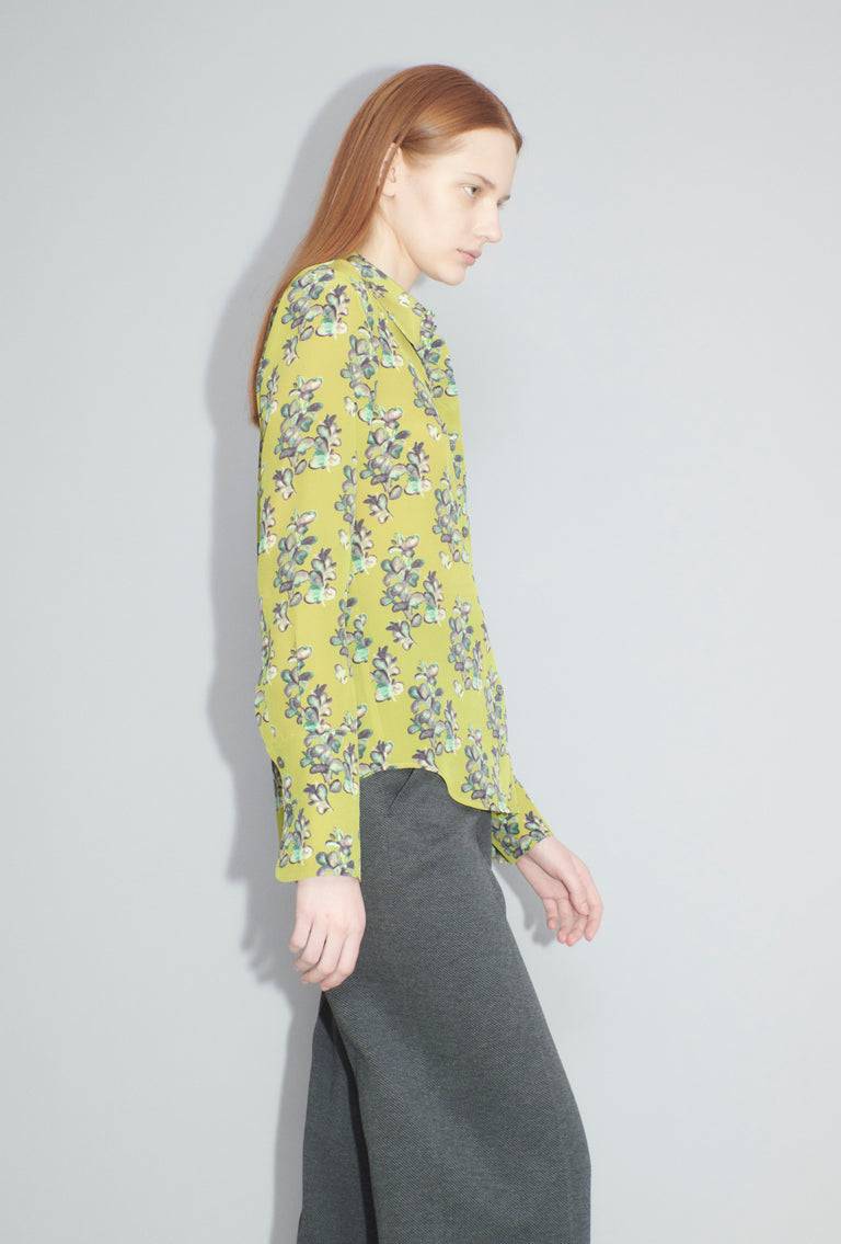 Odeeh Painted Blossoms Bluse, Citrine Saisonschlussverkauf
