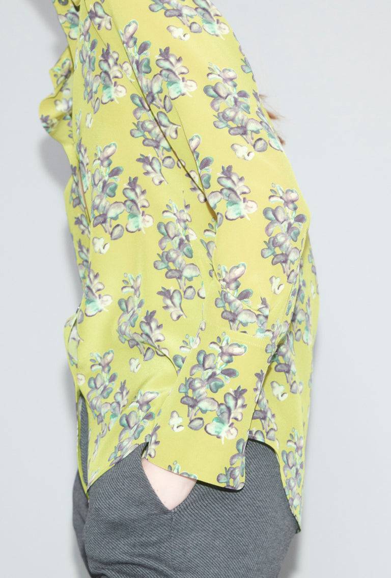 Odeeh Painted Blossoms Bluse, Citrine Saisonschlussverkauf
