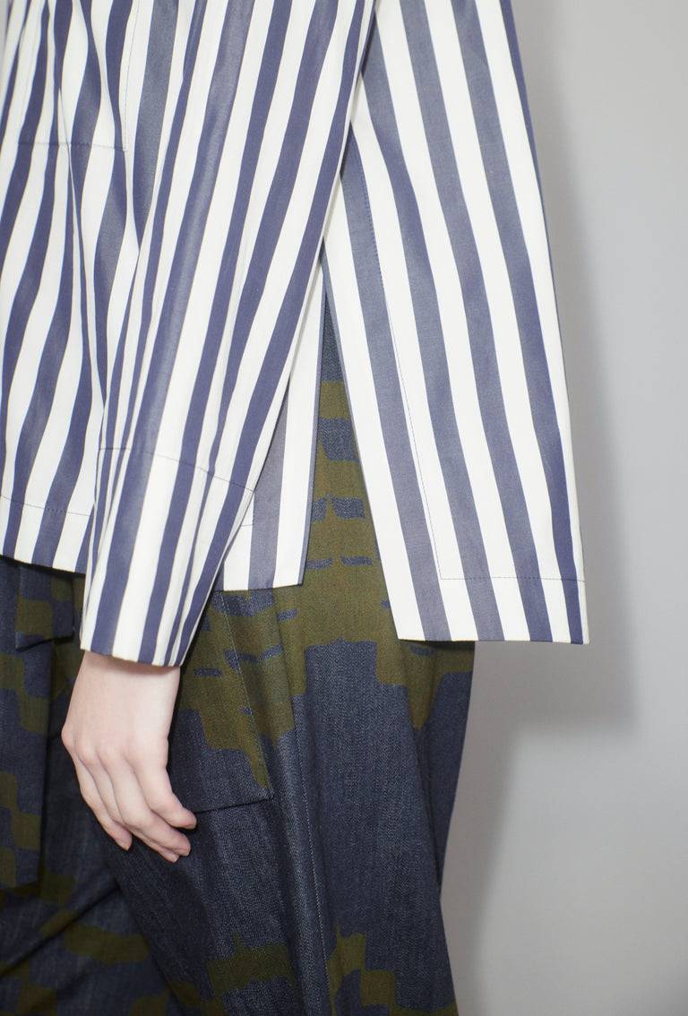 Odeeh Shirt Stripe Bluse, Navy White Weihnachtsangebot