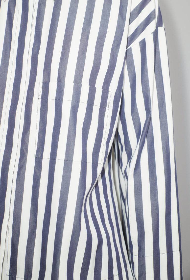 Odeeh Shirt Stripe Bluse, Navy White Weihnachtsangebot