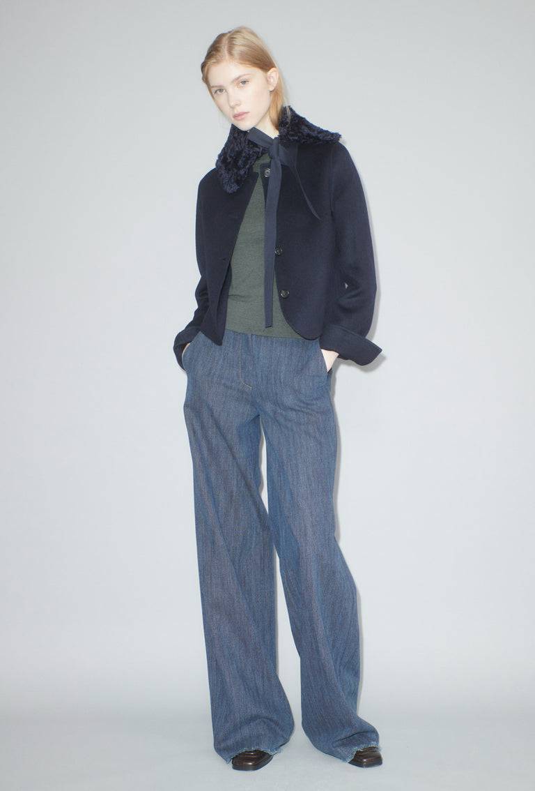 Odeeh Plush Schalkragen, Navy Heißer Verkauf
