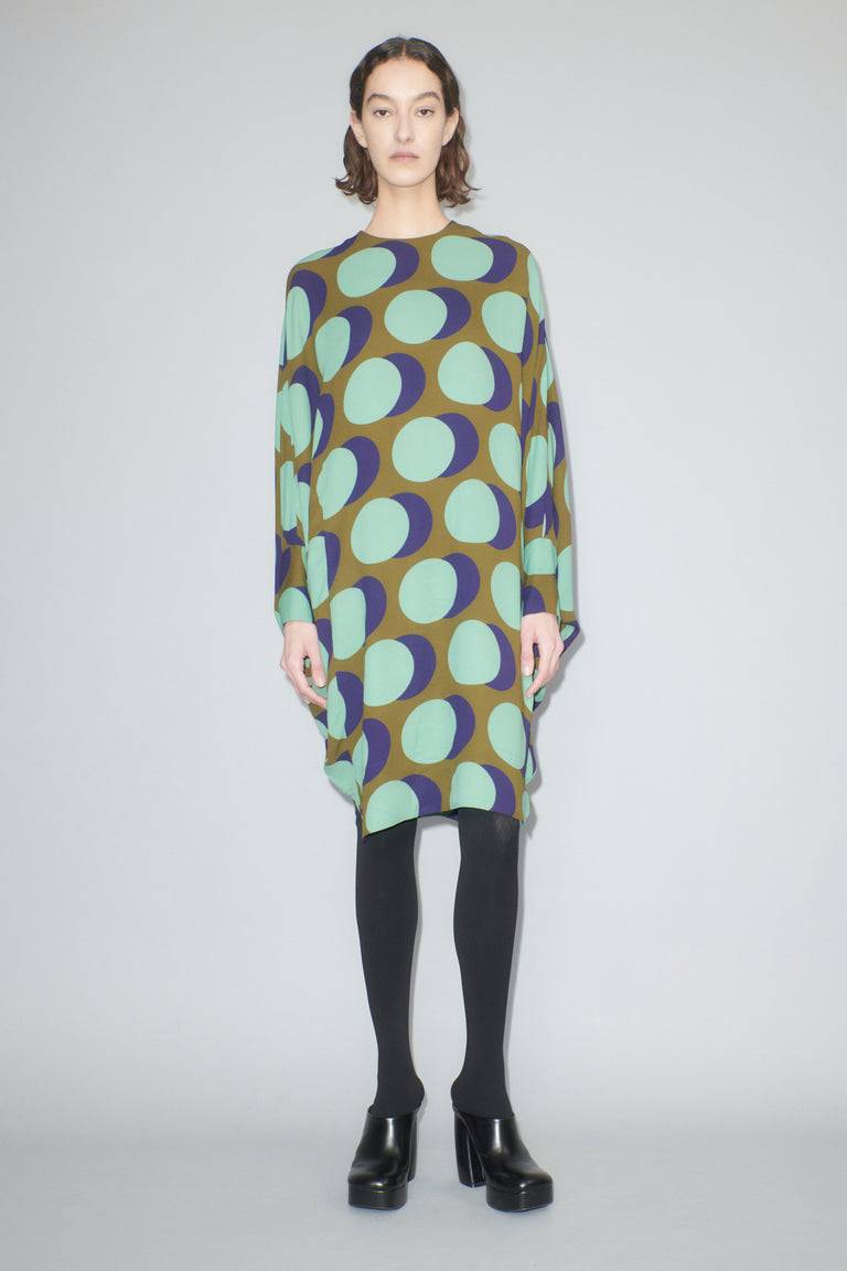 Odeeh Big Double Dot Kleid, Moss Online Outlet