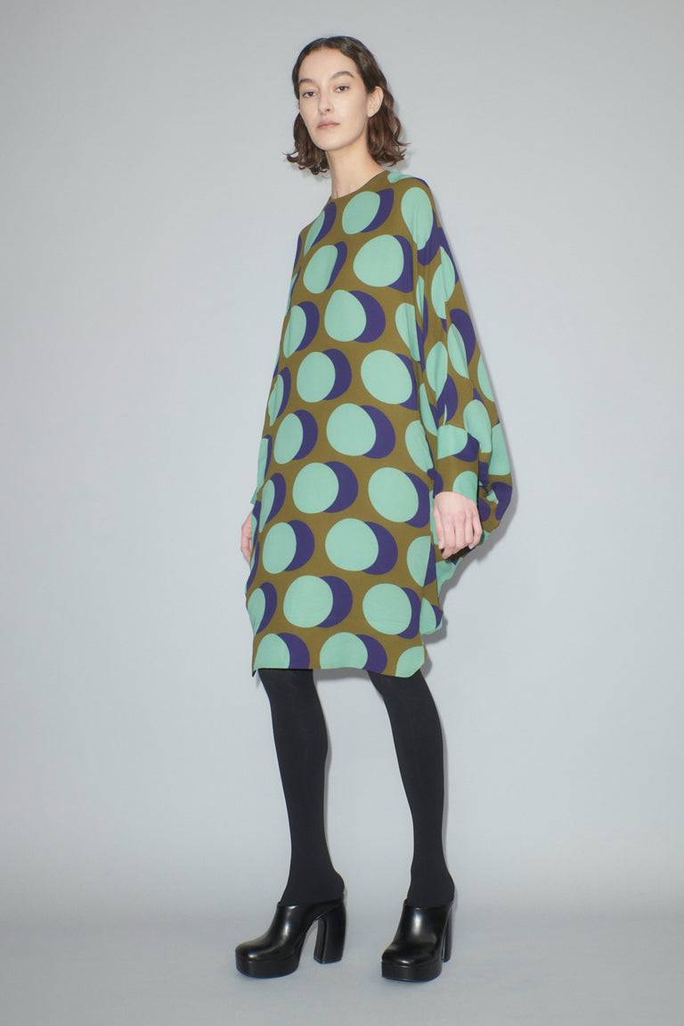 Odeeh Big Double Dot Kleid, Moss Online Outlet