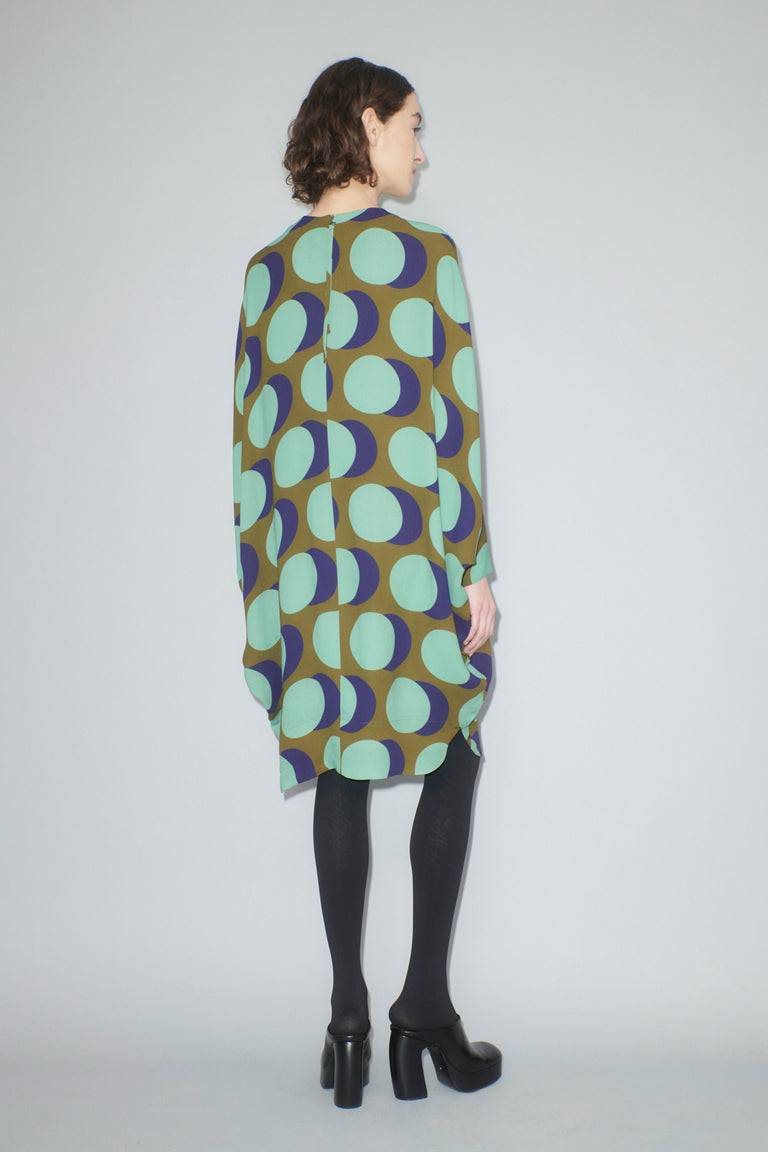 Odeeh Big Double Dot Kleid, Moss Online Outlet
