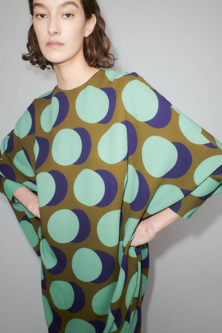 Odeeh Big Double Dot Kleid, Moss Online Outlet