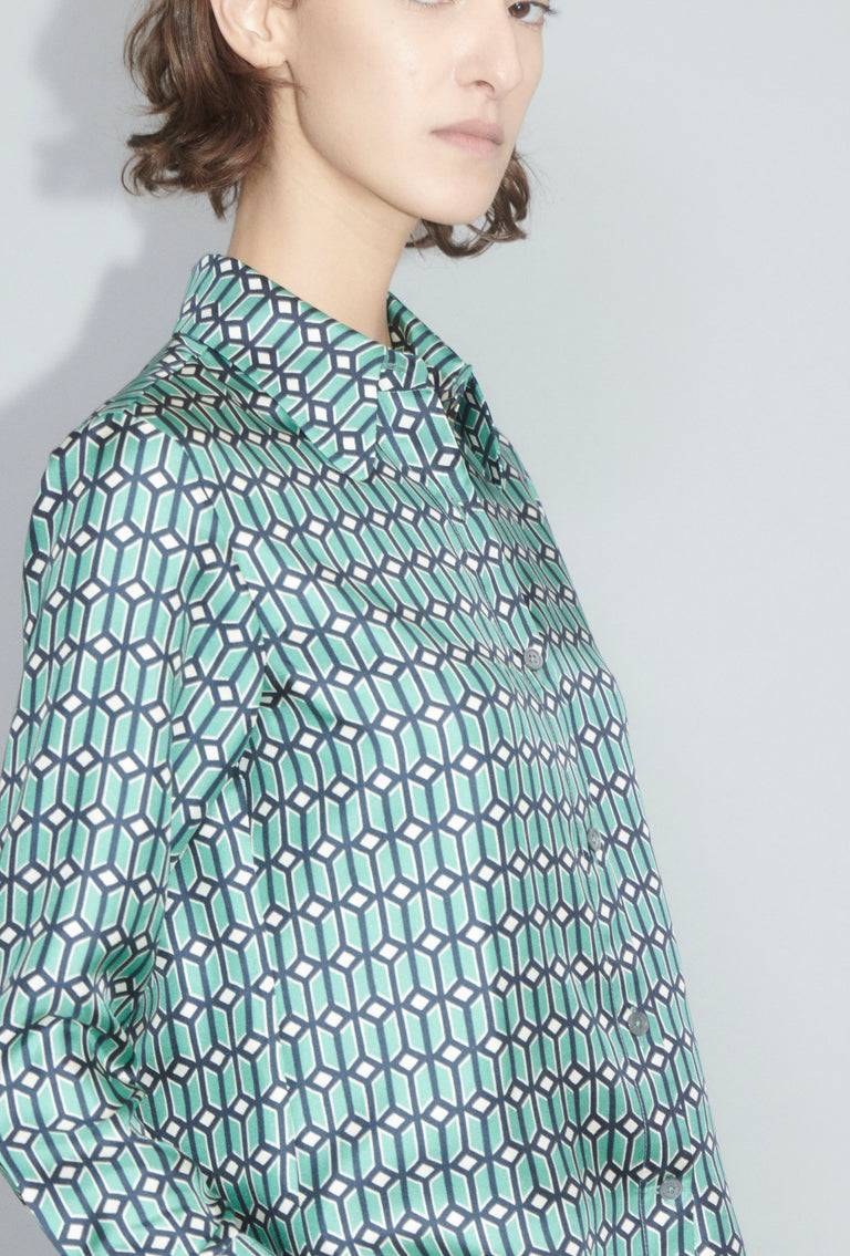 Odeeh Cuboids Bluse, Murano Riesige Ersparnisse