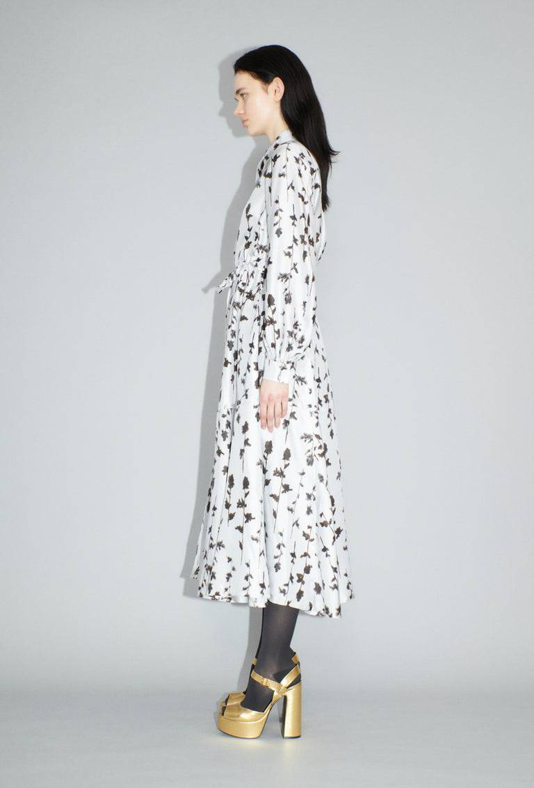 Odeeh Flower Items on Twill Kleid, Diamond JETZT KAUFEN
