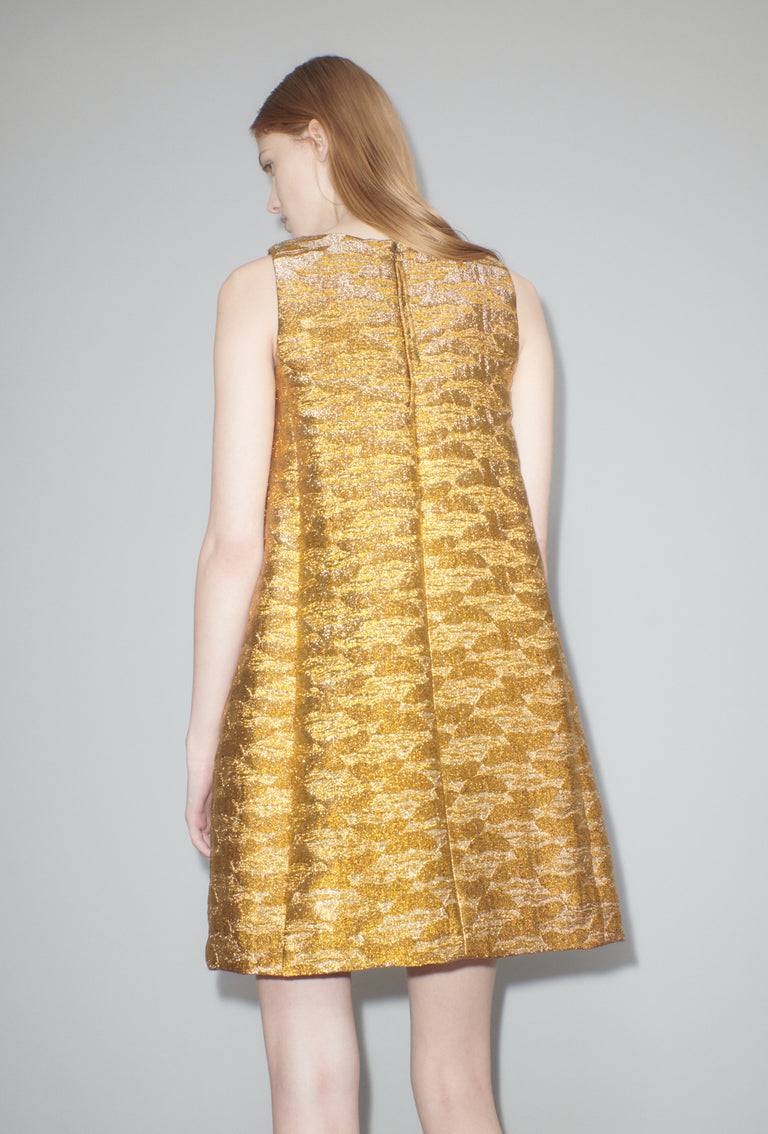 Odeeh Golden Flood Kleid, Gold Neueste Stile