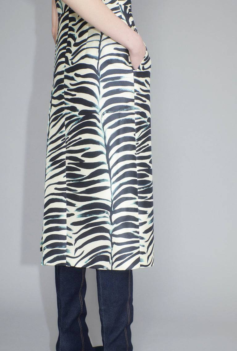 Odeeh Big Op-Art Tree Kleid, Black White Zeitbegrenzte Promotion