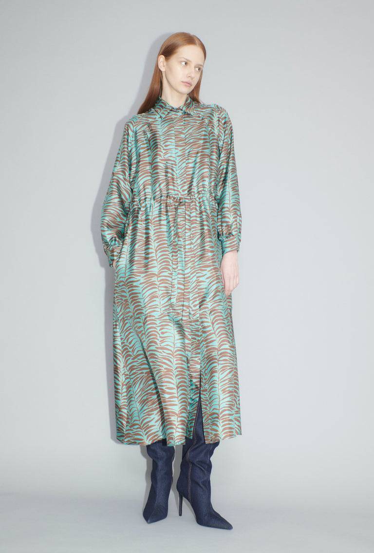 Odeeh Op-Art Tree Kleid, Shellac Bis zu 50% Rabatt