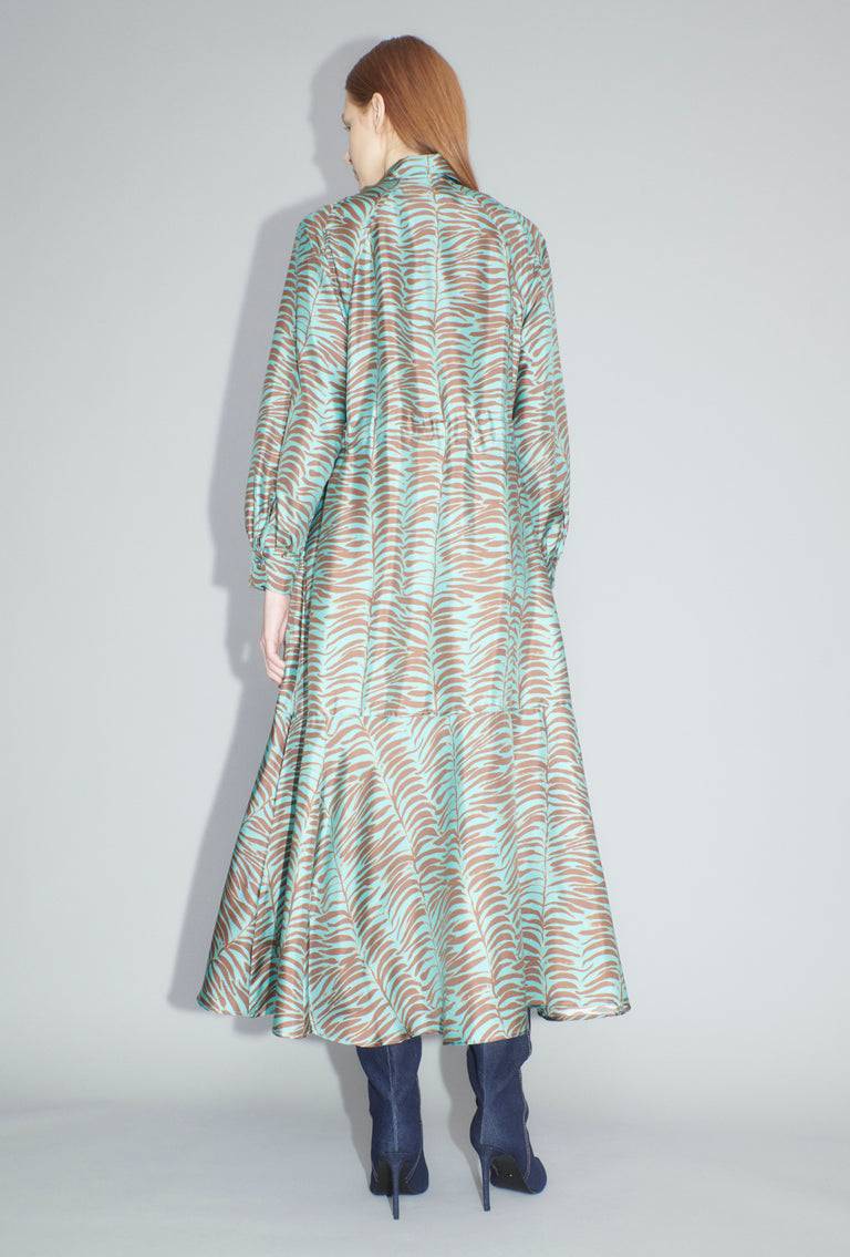 Odeeh Op-Art Tree Kleid, Shellac Bis zu 50% Rabatt
