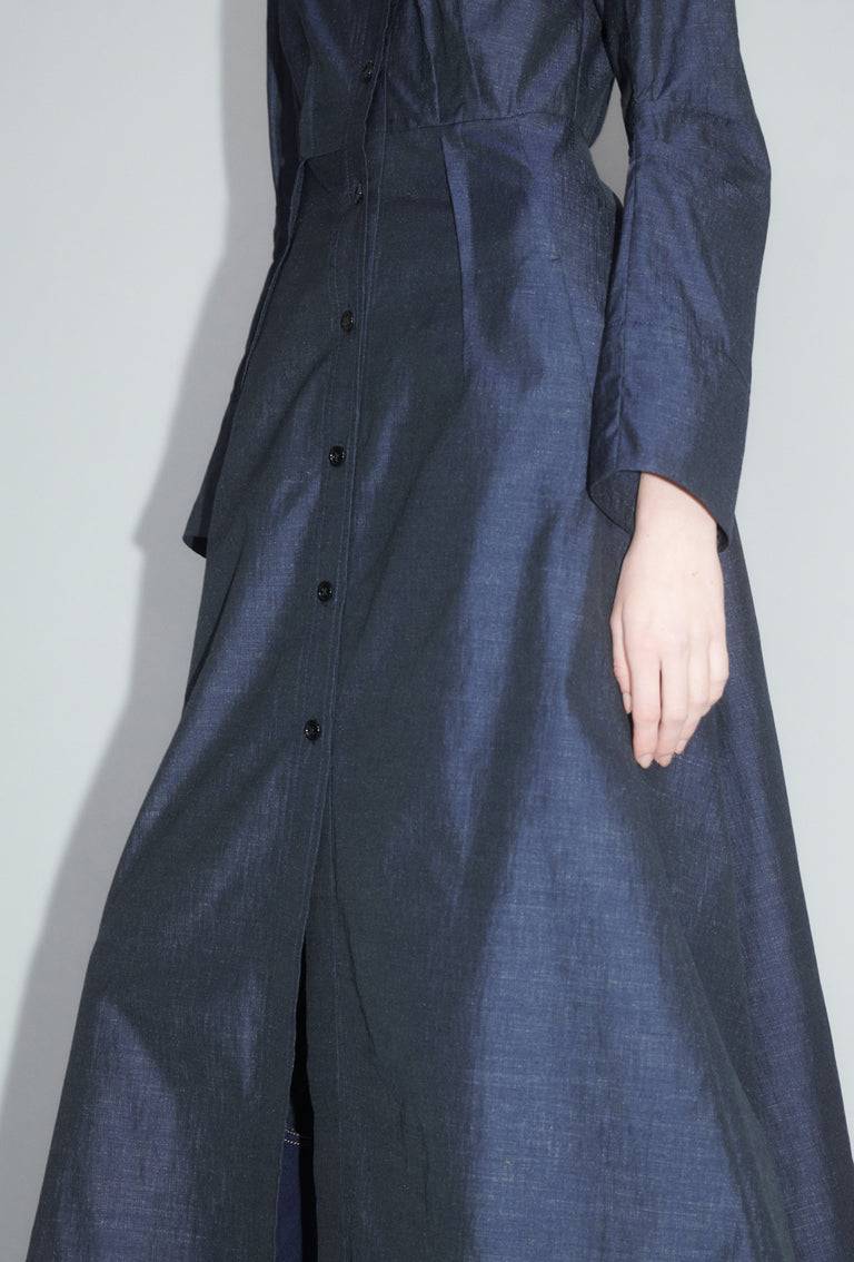Odeeh Struct Taffeta Kleid, Midnight Bis zu 60% Rabatt