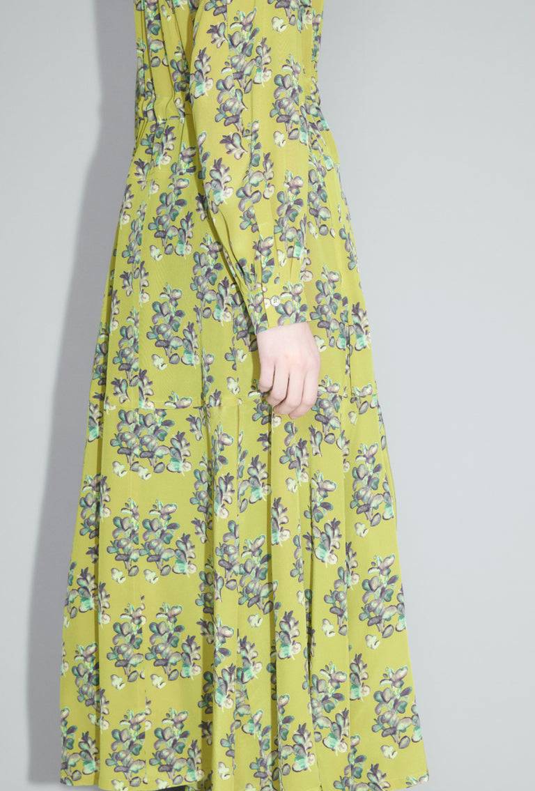 Odeeh Painted Blossoms Kleid, Citrine Bis zu 65% Rabatt