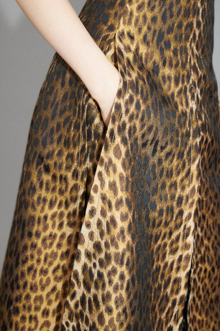 Odeeh Leopard Jaquard Rock, Hazelnut Discount Store für neue Produkte