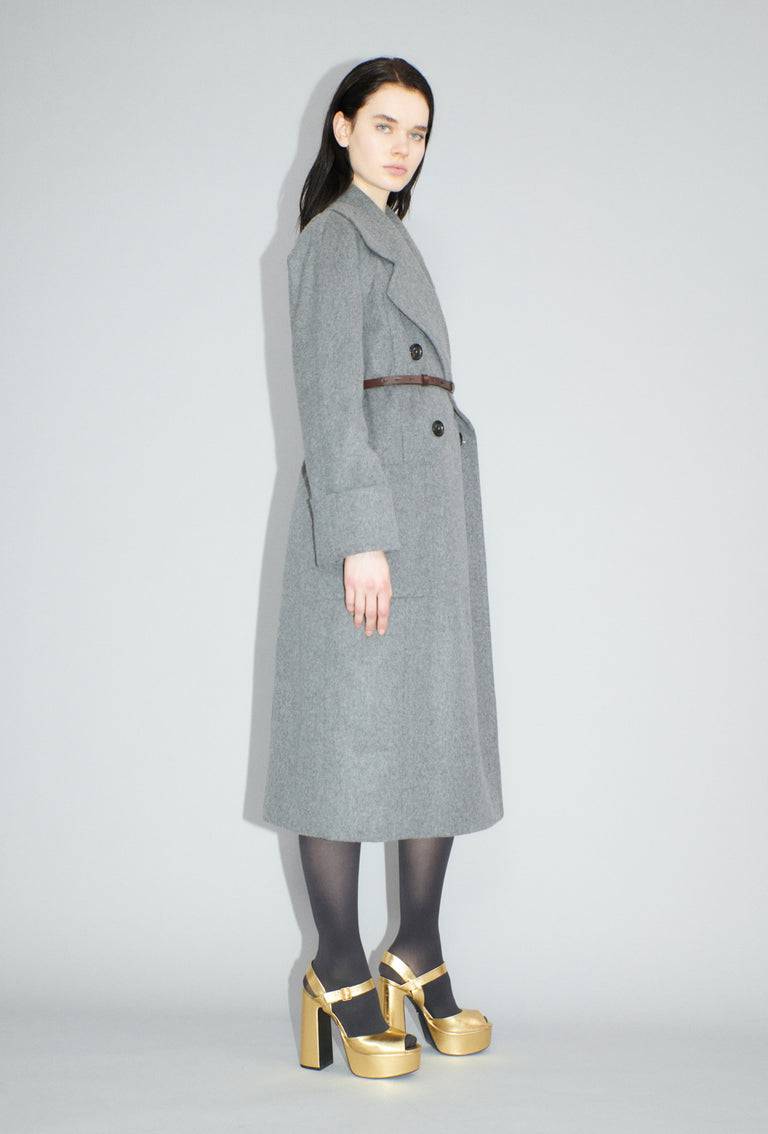 Odeeh Original Light Loden Mantel, Flannel Grey Nur noch ein Tag übrig