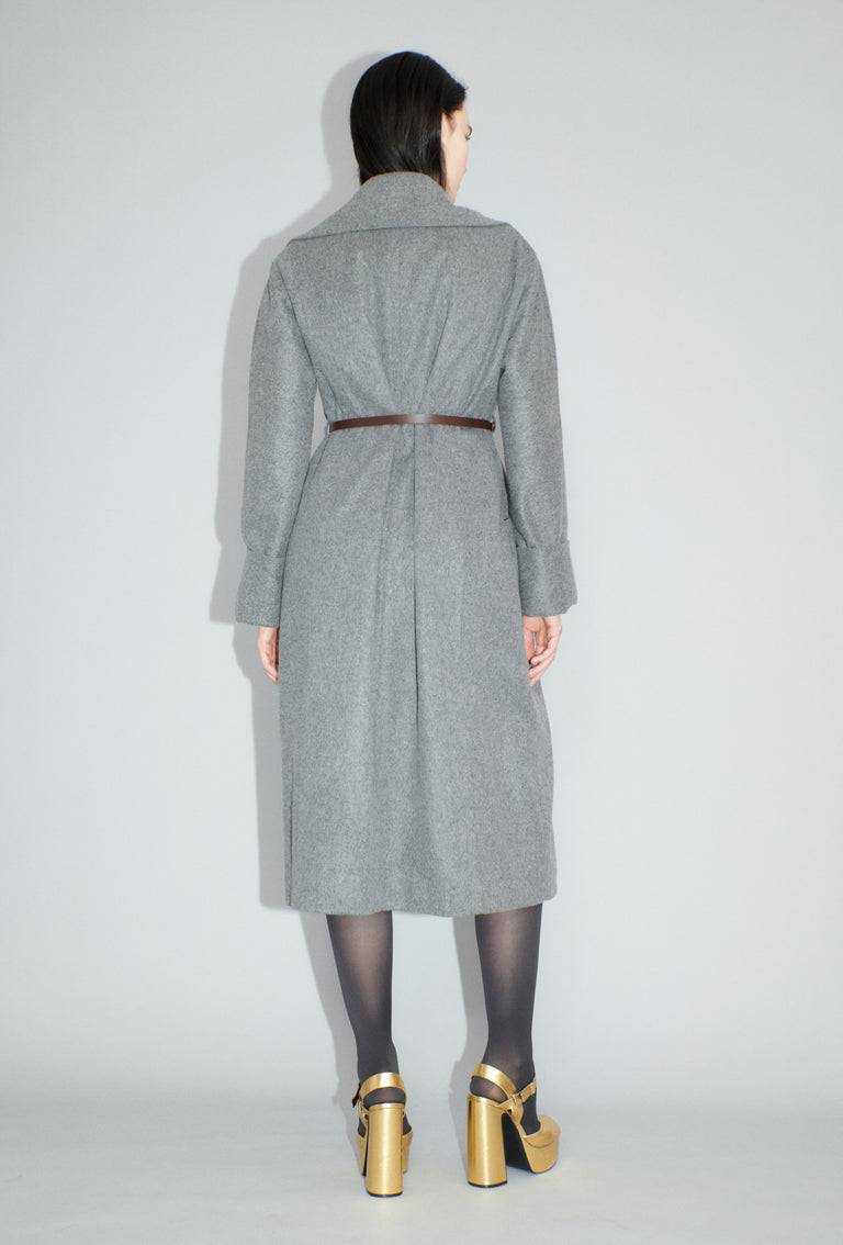 Odeeh Original Light Loden Mantel, Flannel Grey Nur noch ein Tag übrig