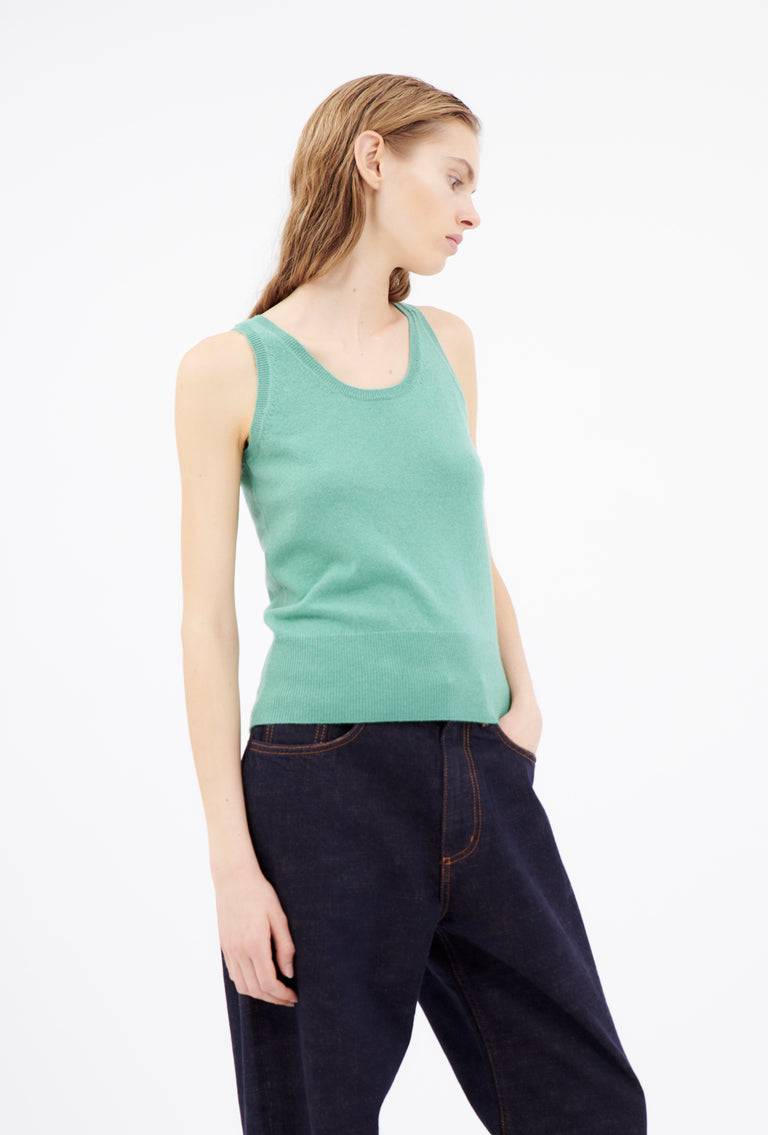 Odeeh Light Cashmere Top, Mermaid Green 50% Rabatt für begrenzte Zeit