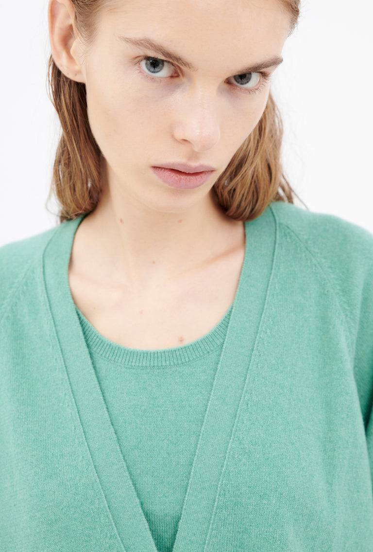 Odeeh Light Cashmere Cardigan, Mermaid Green Rabatte dieses Monats